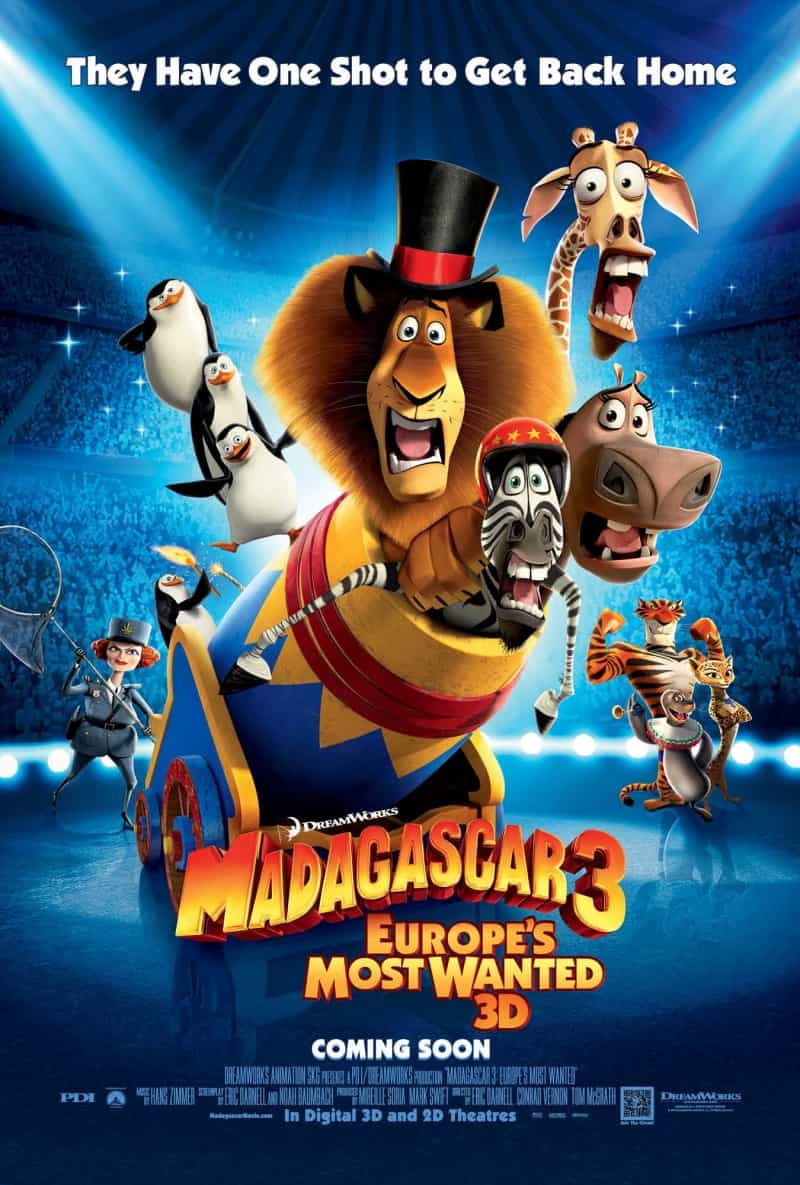 Featured picture for the movie; MADAGASCAL 3 - MASTER P