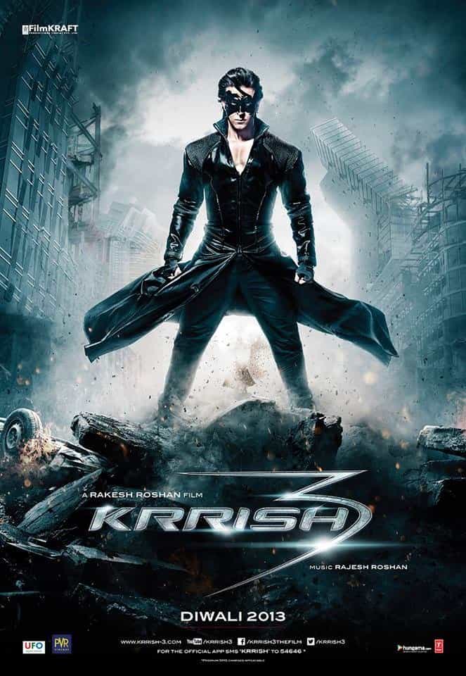 Featured picture for the movie; Krrish 3 - ROCKY