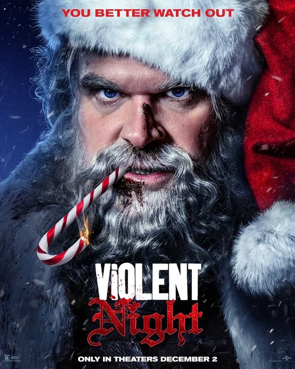 Featured picture for the movie; Violent Night - ROCKY